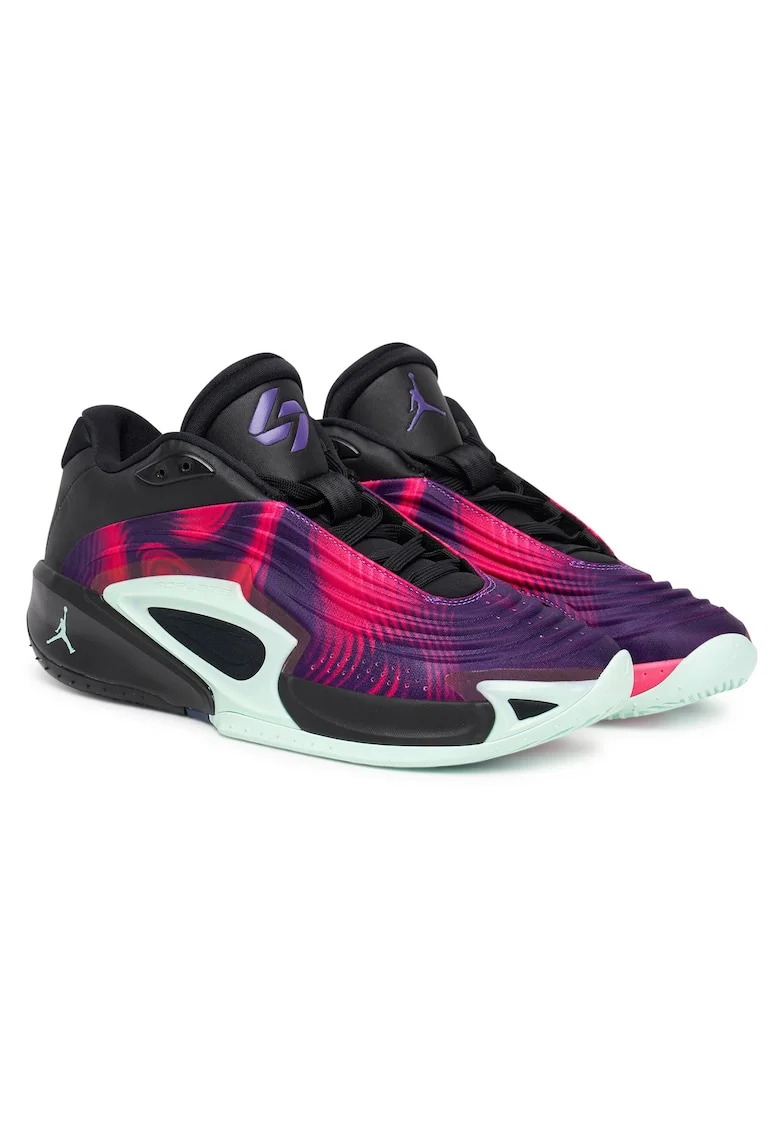 Pantofi sport barbati,  baschet, violet, material textil si sintetic