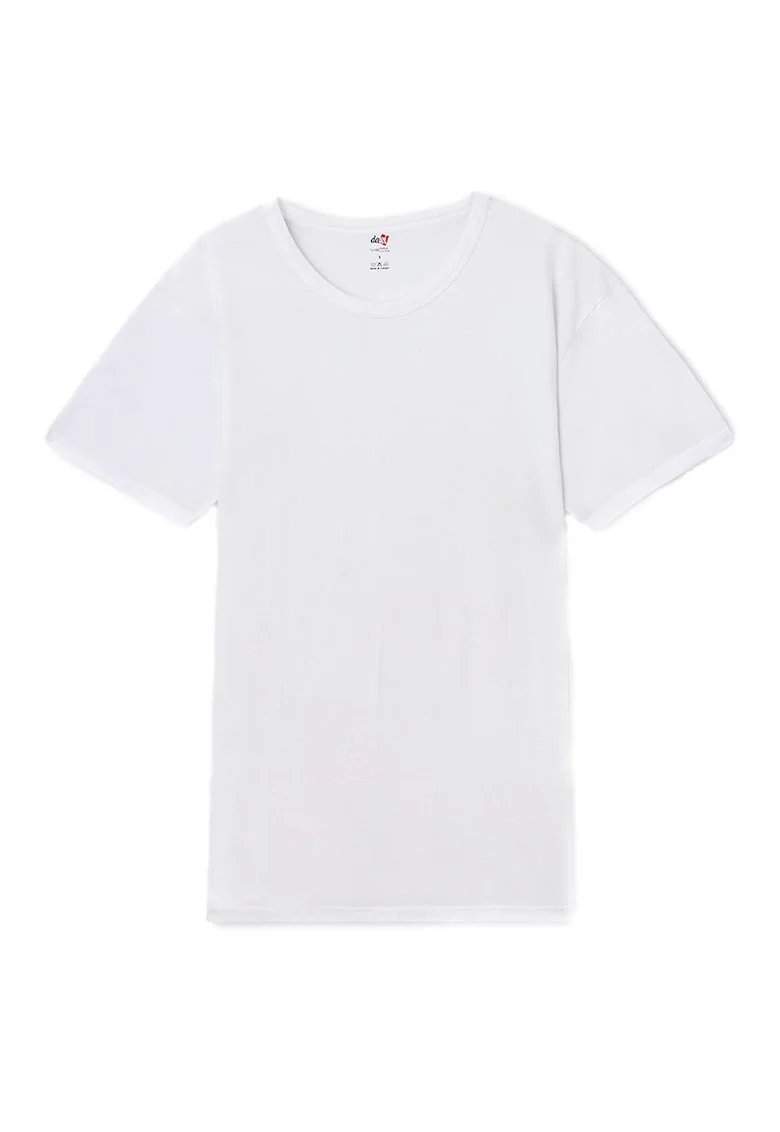 Tricou de casa din bumbac, Albastru pastel
