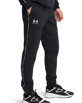Pantaloni cu snur pentru fitness Icon, Negru