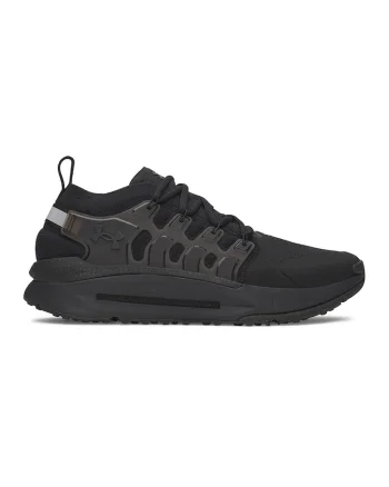 Pantofi sport Phantom X cu insertii din material textil, Negru