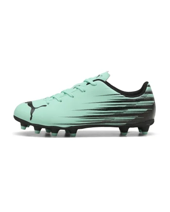 Pantofi cu imprimeu logo, pentru fotbal Attacanto II, Negru/Verde menta