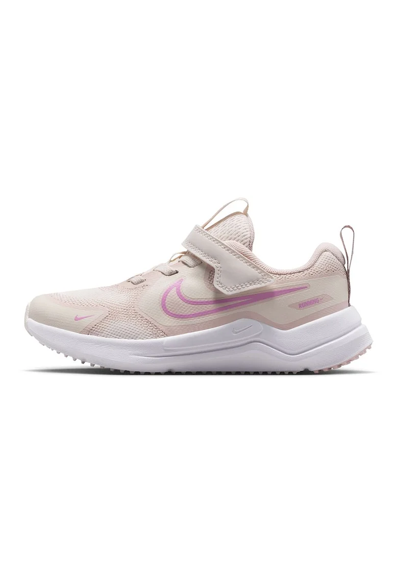 - Pantofi Cosmic cu inchidere velcro pentru alergare, Fucsia/Piersica