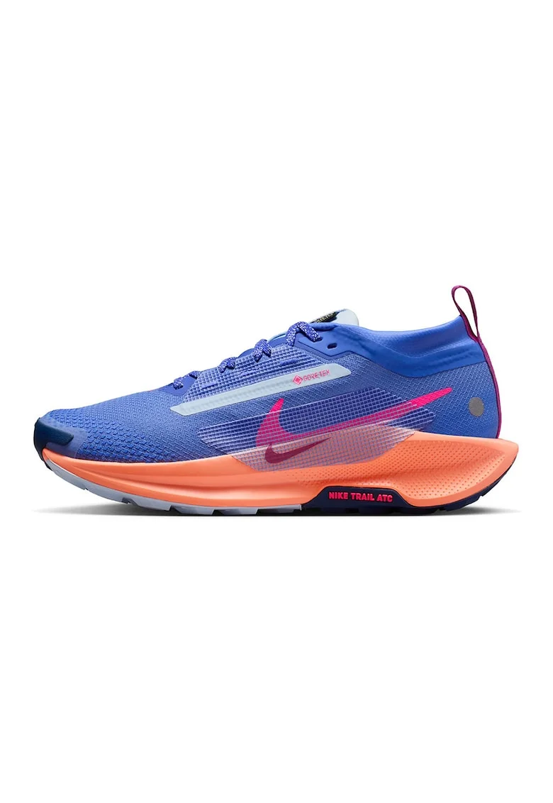 Pantofi impermeabili Pegasus Trail 5 GTX pentru alergare, Portocaliu/Albastru royal