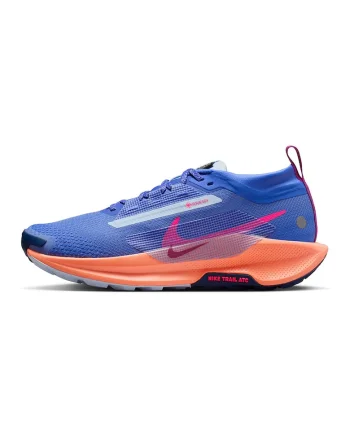 Pantofi impermeabili Pegasus Trail 5 GTX pentru alergare, Portocaliu/Albastru royal
