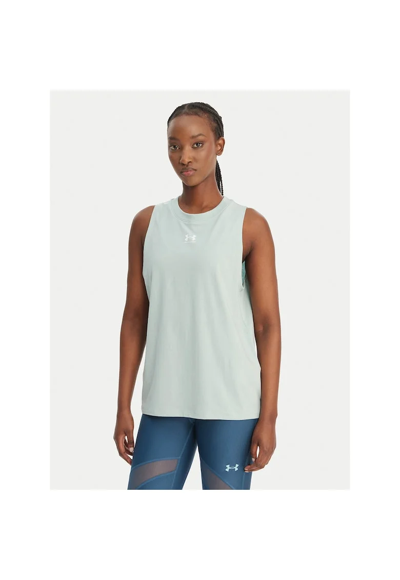 Maiou sport dama,  verde, 57% bumbac, 38% poliester