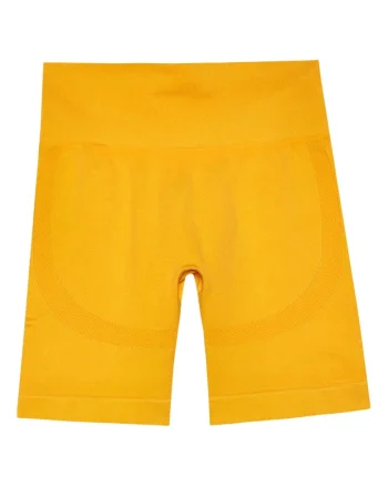 Pantaloni scurti sport dama  poliamida/elastan, portocaliu,