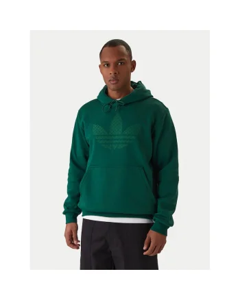Hanorac sport barbati,  70% bumbac, 30% poliester reciclat, verde