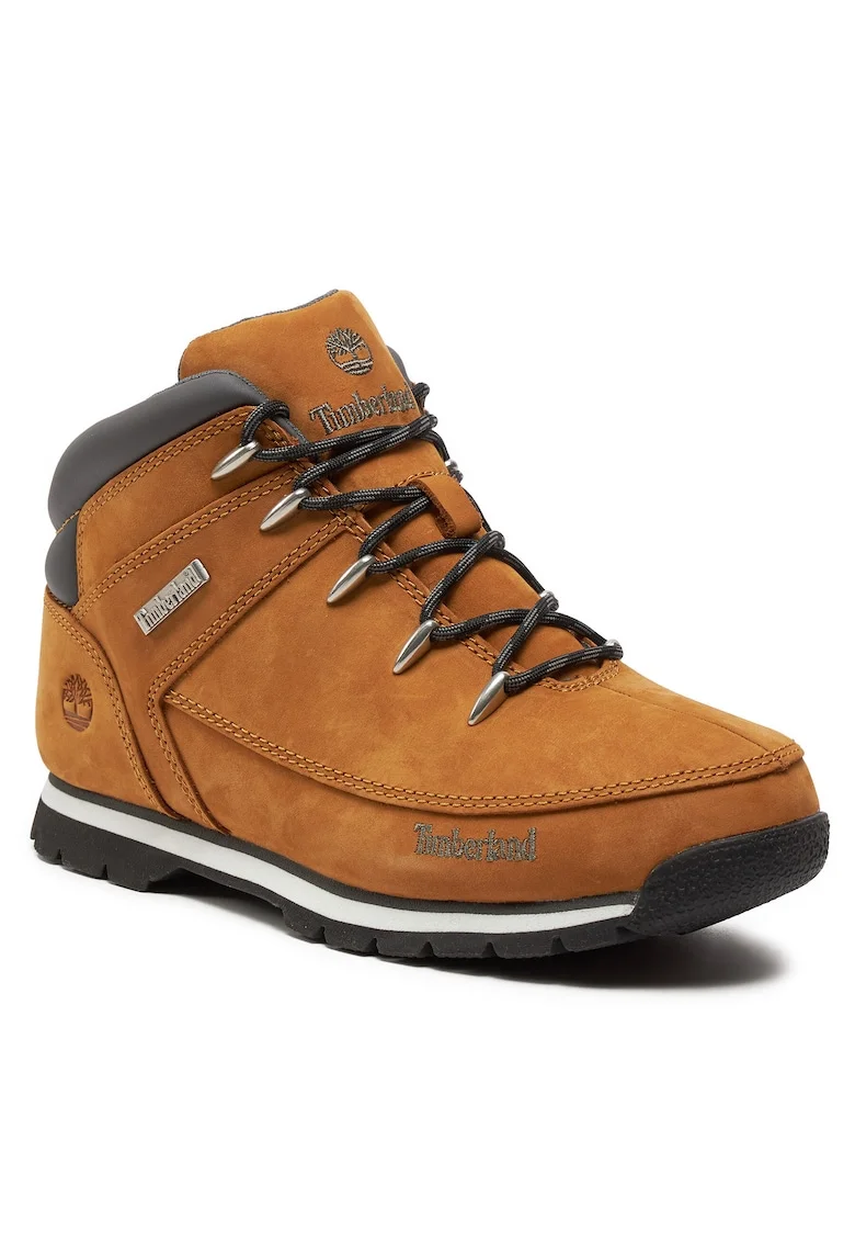 Ghete sport copii,  piele naturala, maro,