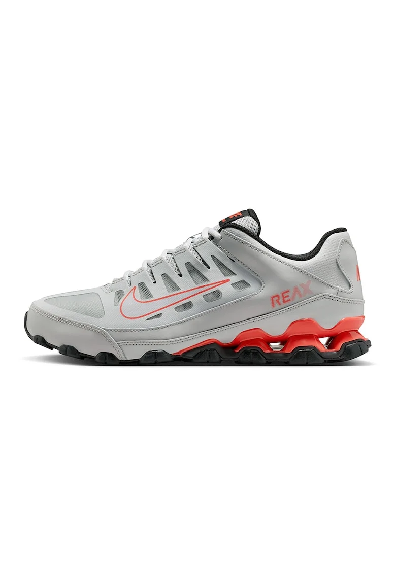 Pantofi low-cut Reax 8 pentru antrenament, Gri deschis/Rosu corai