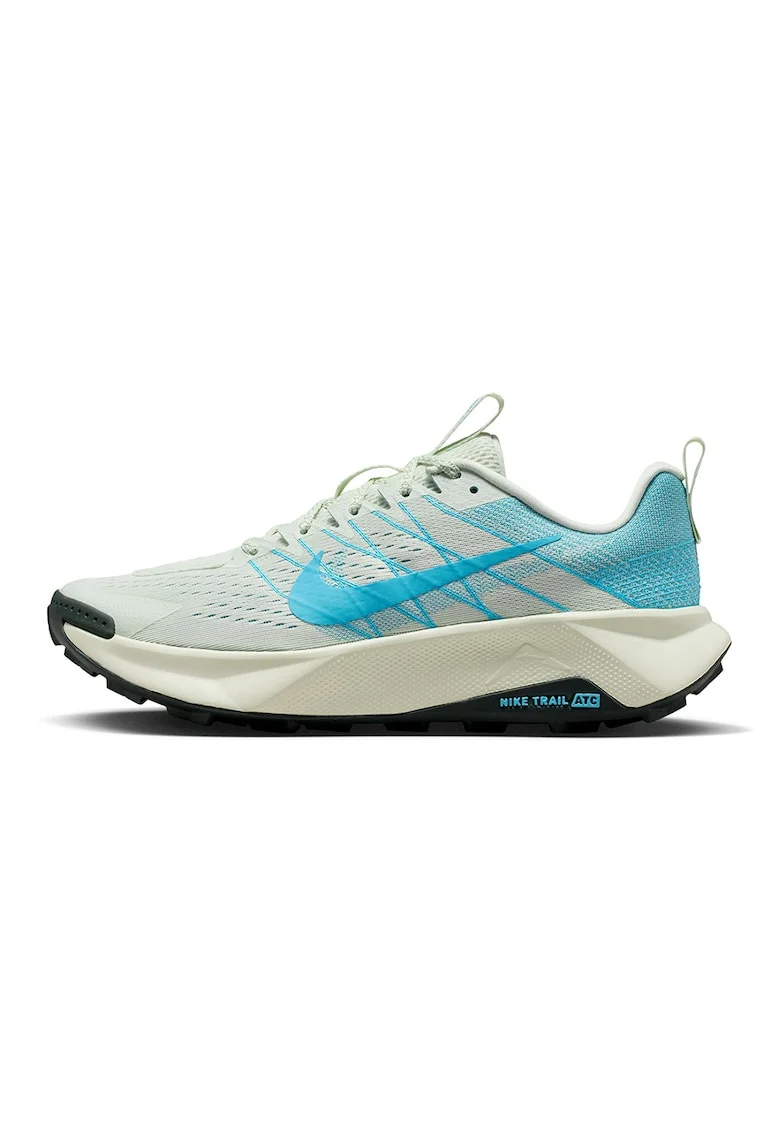 Pantofi Wildhorse 10 pentru alergare pe teren acccidentat, Gri deschis/Albastru deschis neon