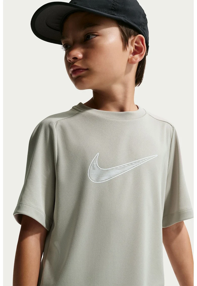 Tricou cu tehnologie Dri-FIT pentru antrenament, Gri deschis