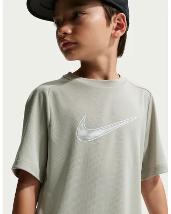 Tricou cu tehnologie Dri-FIT pentru antrenament, Gri deschis