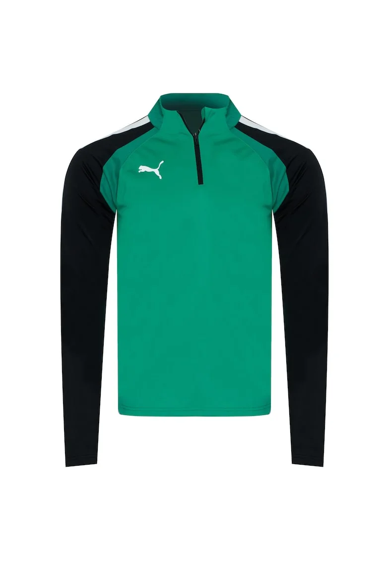 Bluza sport barbati,  TEAMLIGA 1sport1/4 ZIP TOP, verde, 3XL