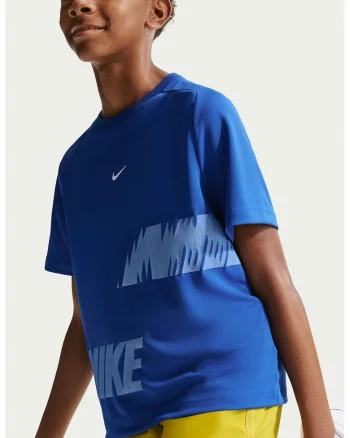 Tricou cu imprimeu pentru antrenament Bold, Albastru royal