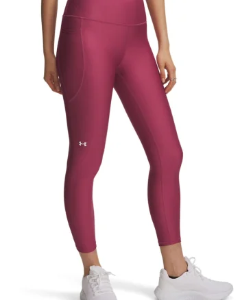 Colanti crop pentru antrenament Tech, Fucsia