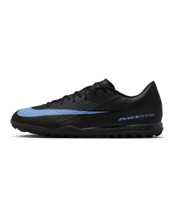 Pantofi Mercurial Vapor 16 Academy cu branturi cu amortizare pentru fotbal, Negru/Albastru glaciar