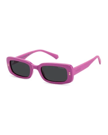 Ochelari de soare dreptunghiulari polarizati, Fucsia
