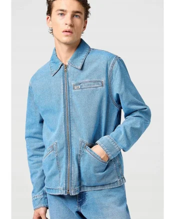 Geaca barbati,  RODEO UTILITY JACKET, fermoar, albastru
