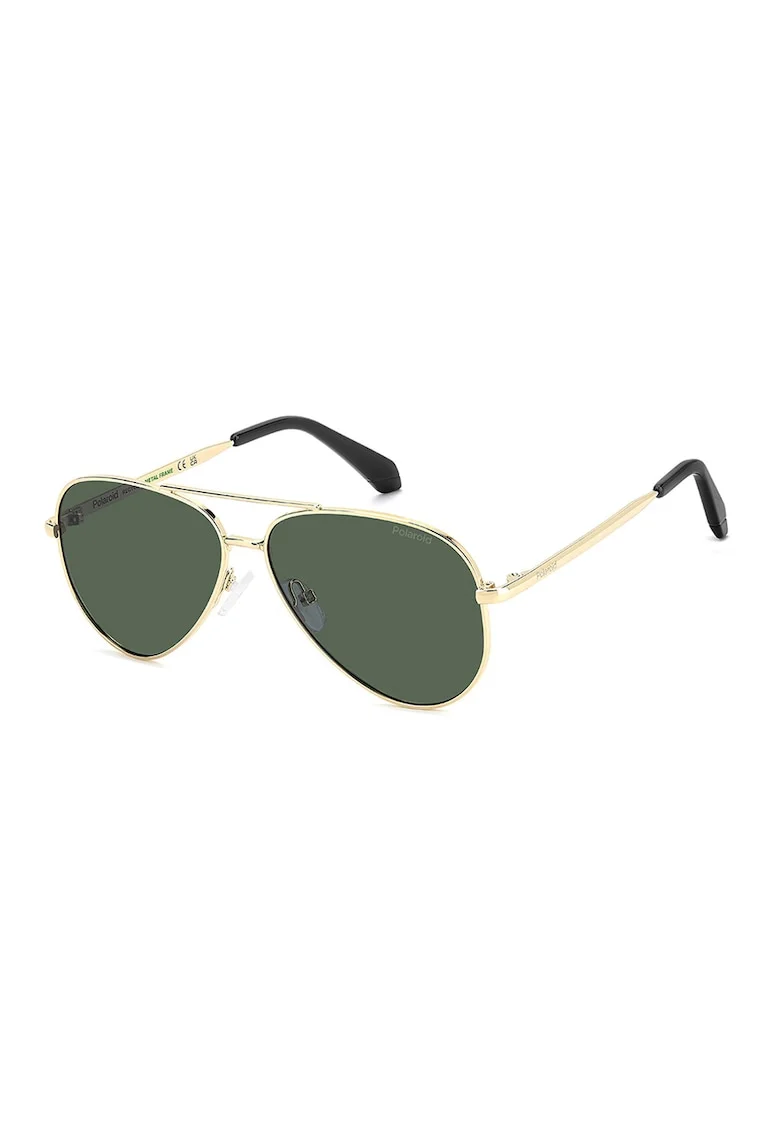 Ochelari de soare aviator polarizati, Auriu/Negru