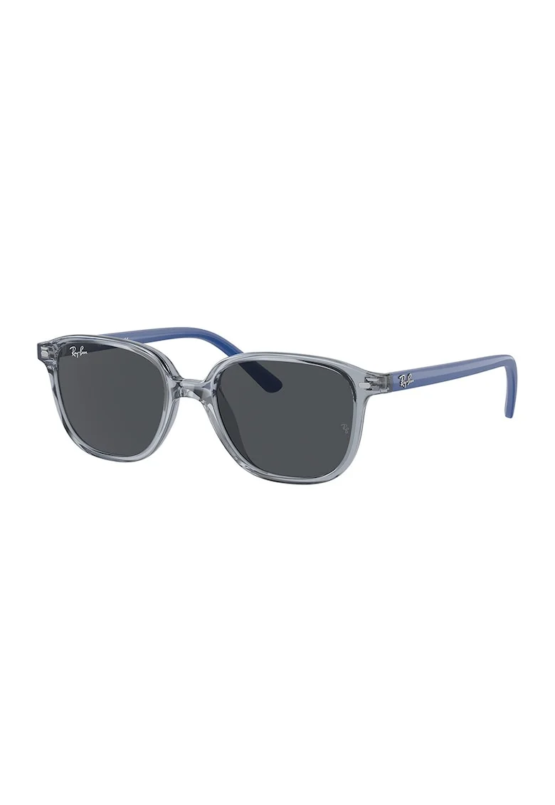 Ochelari de soare wayfarer cu logo, Gri deschis/Albastru