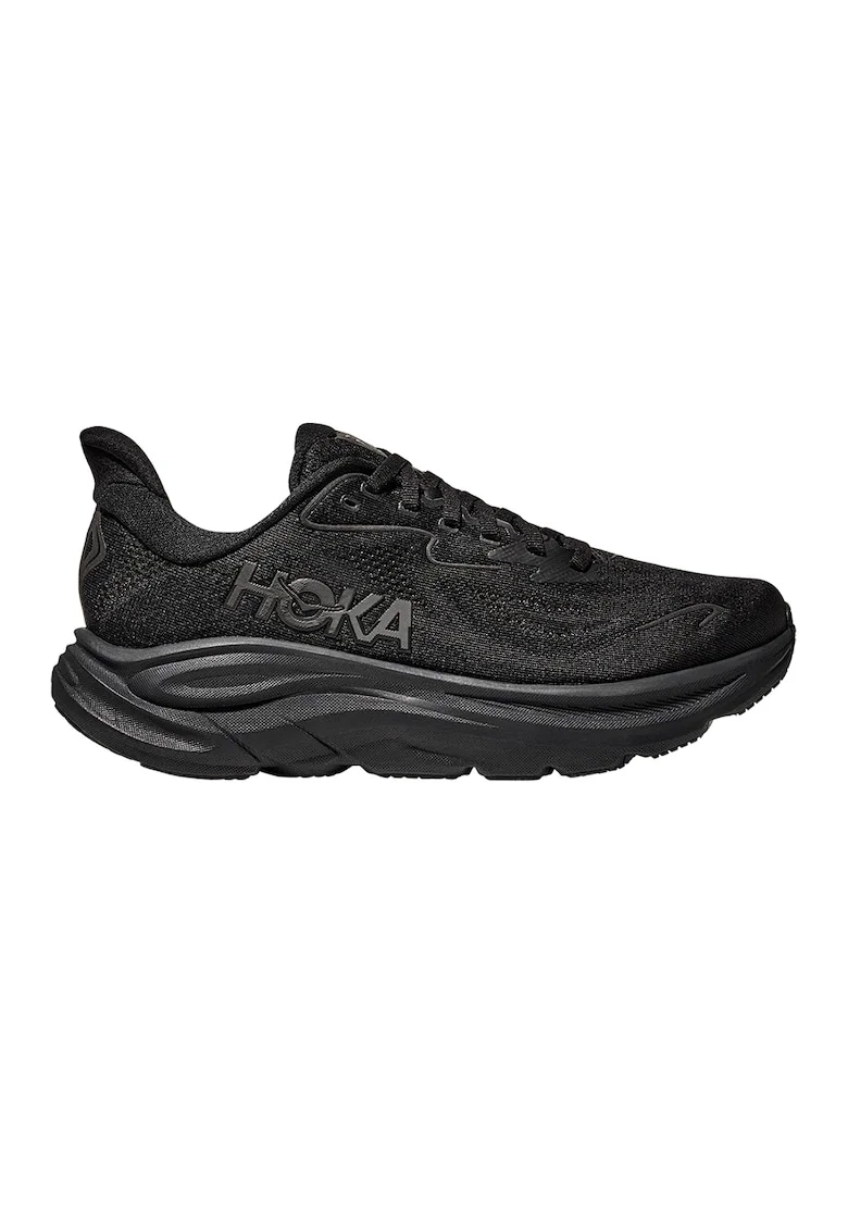 Pantofi Clifton 10 cu logo pentru alergare, Negru