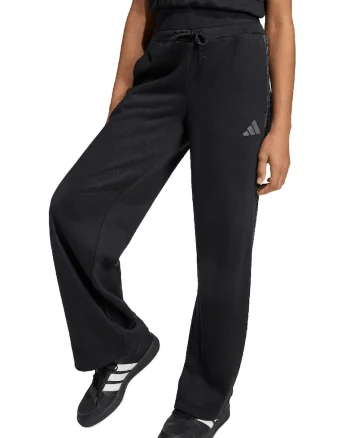 Pantaloni de trening din amestec de bumbac cu croiala dreapta, Negru/Negru stins