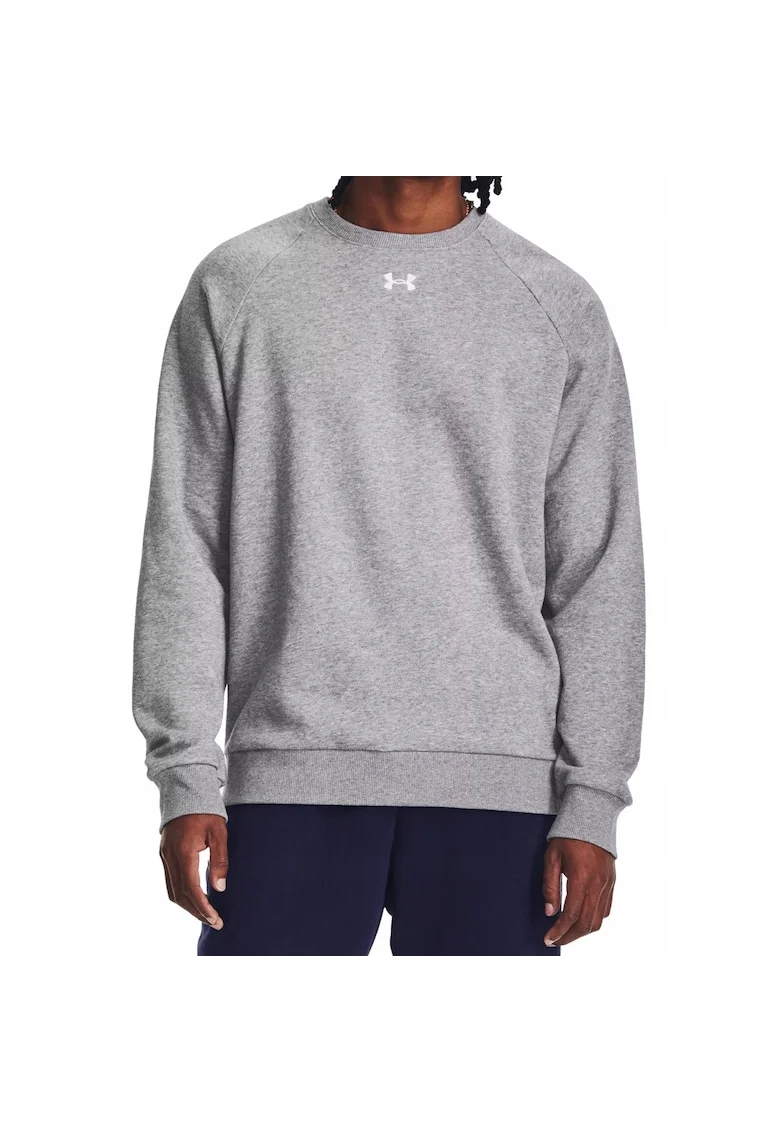 Bluza cu decolteu la baza gatului si maneci raglan pentru fitness Rival, Gri