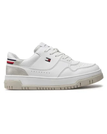 Pantofi sport  pentru Fete, low cut lace-up sneaker, T3A9-33212-1355X025, Alb, Alb