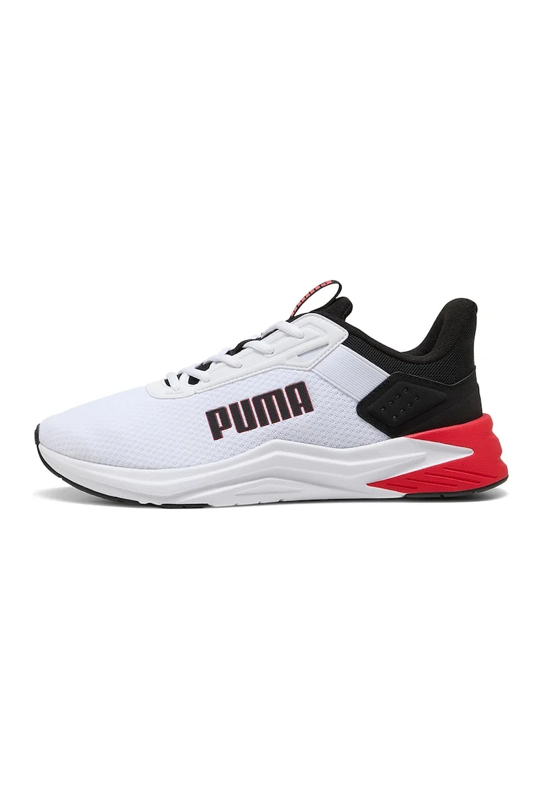Pantofi FTR Wave de plasa pentru alergare, Rosu/Alb/Negru