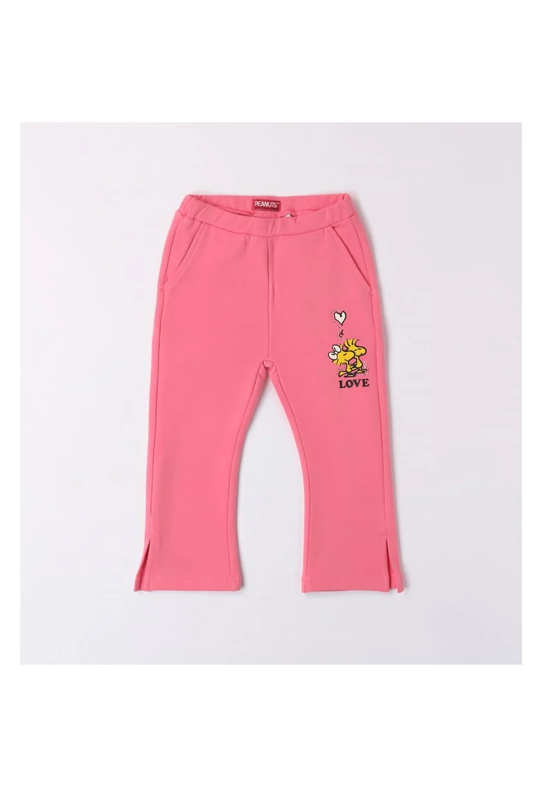Pantaloni cu imprimeu Peanuts pentru fetite,  0.7384, Roz, Roz