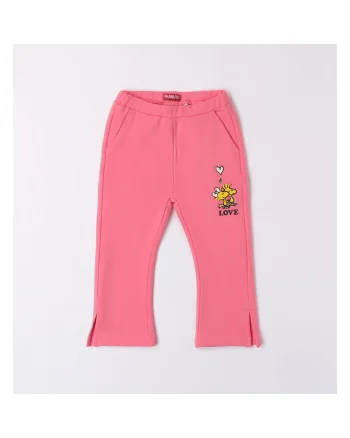 Pantaloni cu imprimeu Peanuts pentru fetite,  0.7384, Roz, Roz