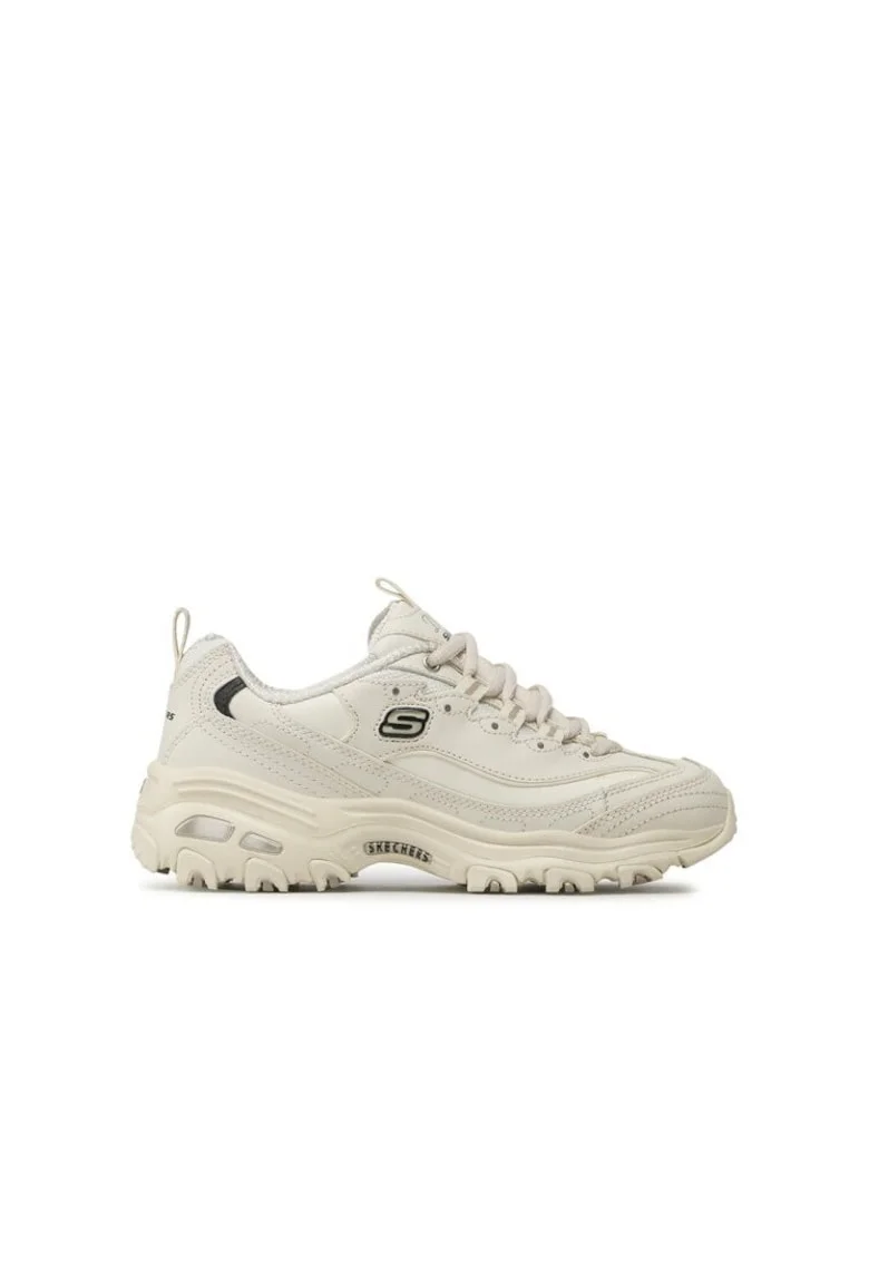 Pantofi sport din piele cu logo D'Lites Fresh Start, Alb, Alb murdar