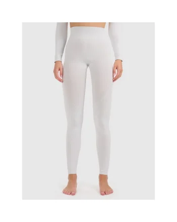 Pantaloni sport dama,  lenjerie termoactiva fara cusaturi, gri, polidwqfamida, Gri