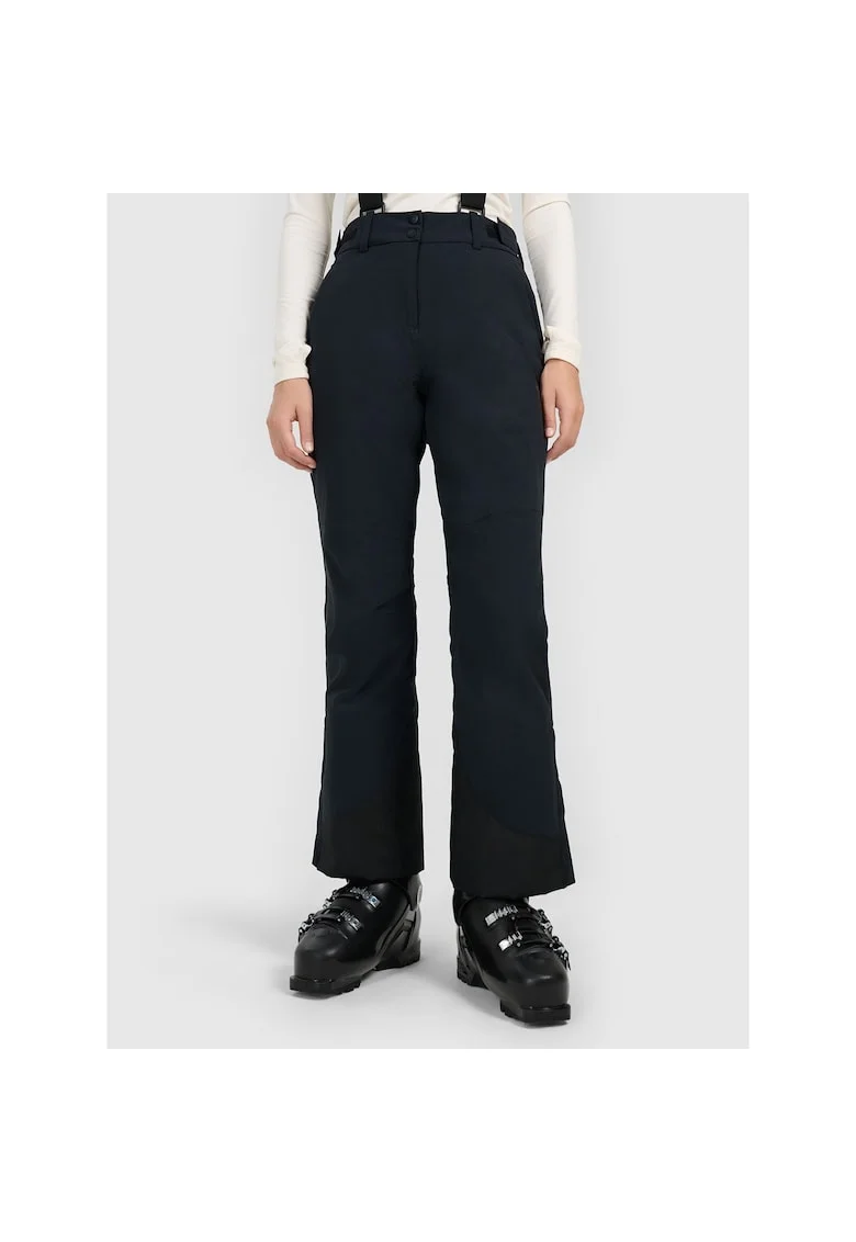 Pantaloni sport dama,  schi, negru, poliesterdwqfwqfq, Negru