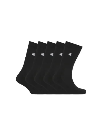 Set de sosete lungi pentru tenis Kiln - 5 perechi, Negru