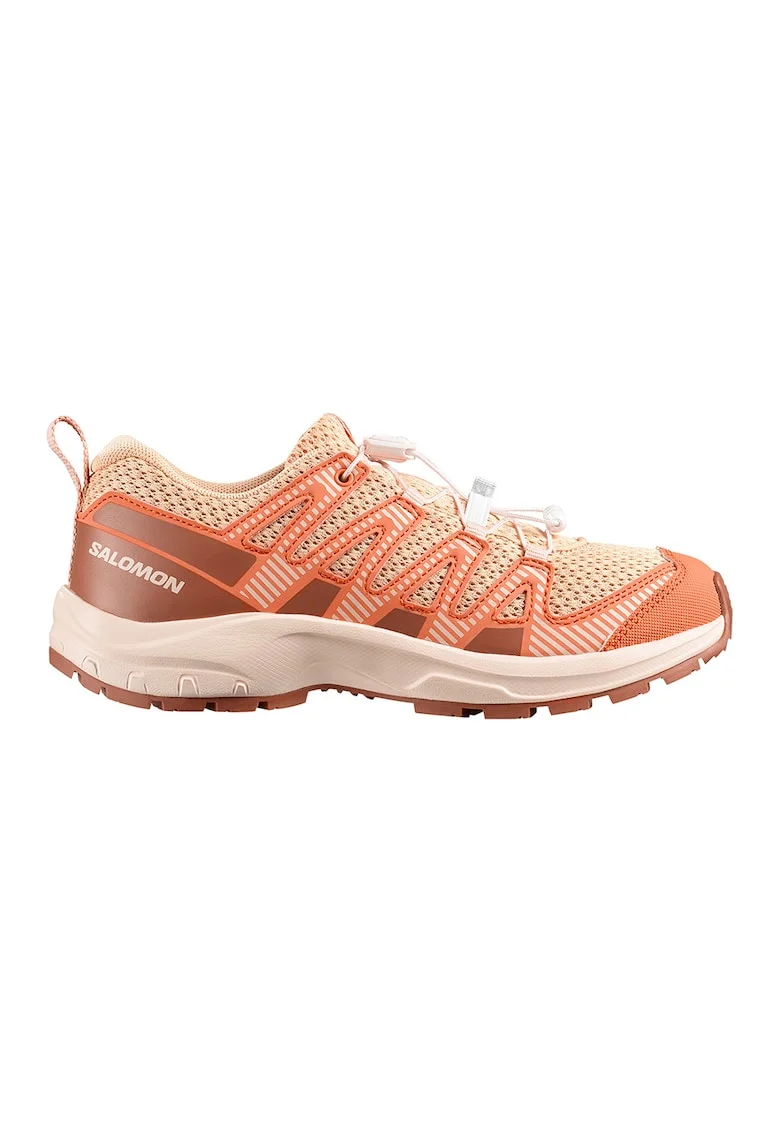 Pantofi XA Pro V8 cu sireturi elastice, pentru alergare, Portocaliu pal/Portocaliu stins/Portocaliu mandarina