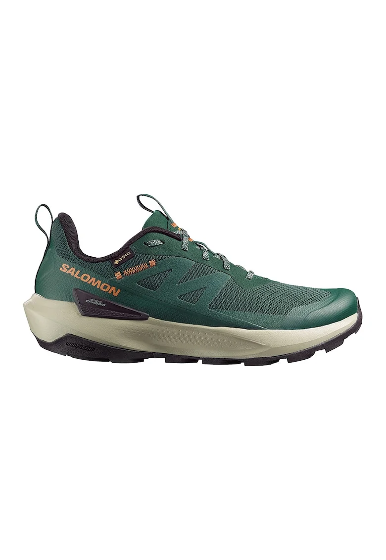 Pantofi Elixir Activ pentru drumetii, Negru/Portocaliu mandarina/Verde englez