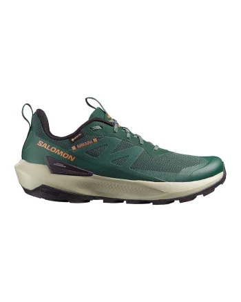 Pantofi Elixir Activ pentru drumetii, Negru/Portocaliu mandarina/Verde englez