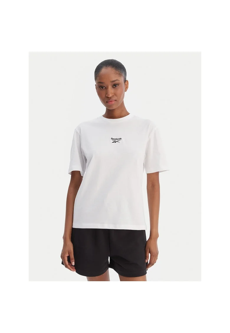 Tricou sport dama,  bumbac 100%, alb