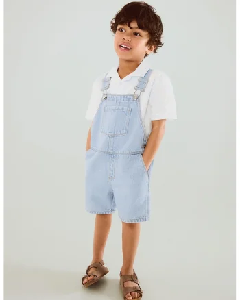 Salopeta din denim, Albastru deschis
