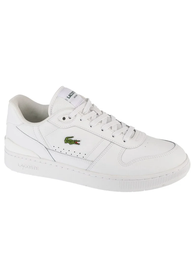 Pantofi sport de piele cu logo, Alb