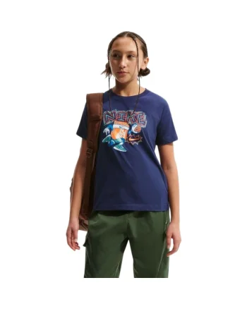 Tricou  K Boxy Hoops 58107, Albastru