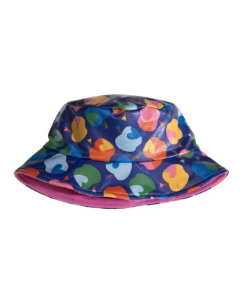 Palarie bucket cu model grafic, Multicolor