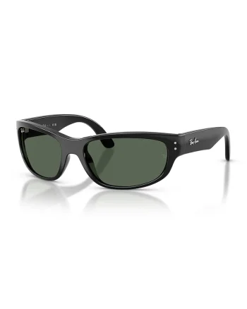 Ochelari de soare unisex dreptunghiulari, Negru