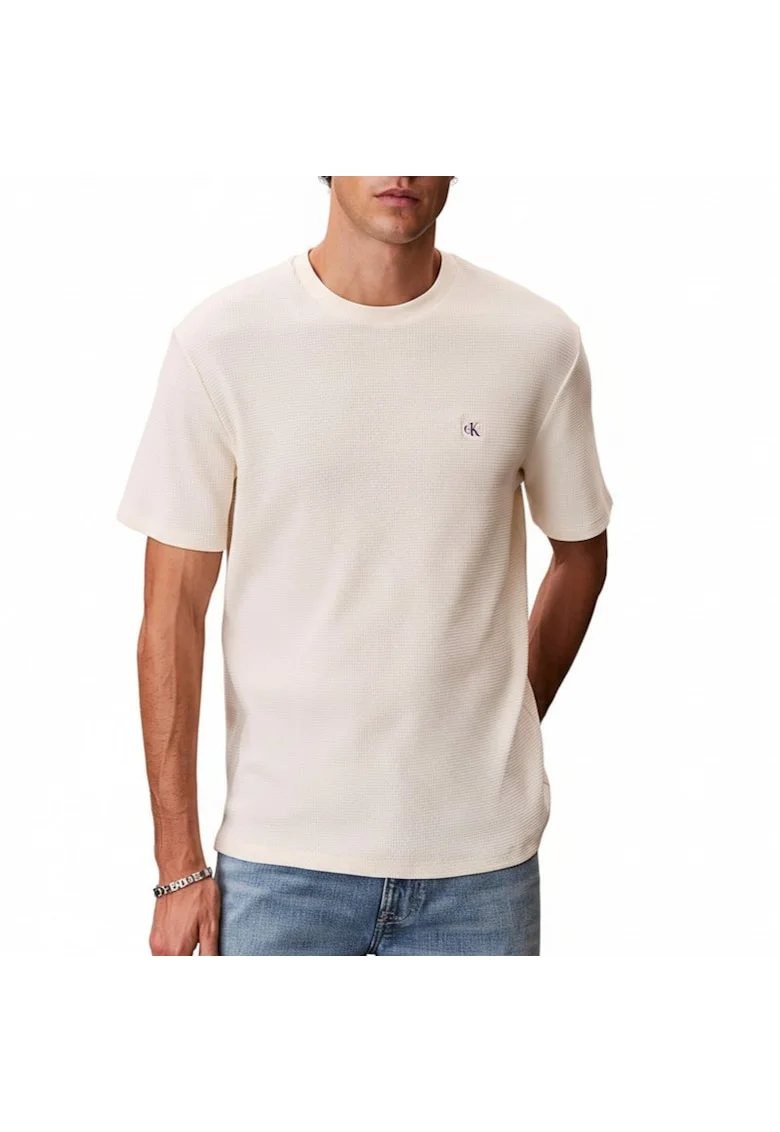 Tricou  SS WAFFLE BADGE CREWNK TEE-LV04RD008G-F7J