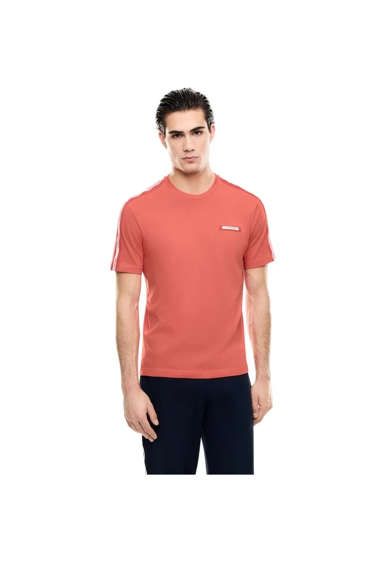 Tricou  EA7 Train Logo Series Man SS 58179, Rosu