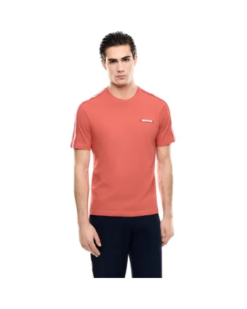 Tricou  EA7 Train Logo Series Man SS 58179, Rosu