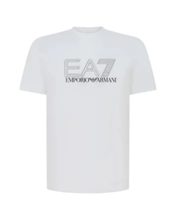 Tricou  EA7 Train Visibility M SS ST 58146, Alb