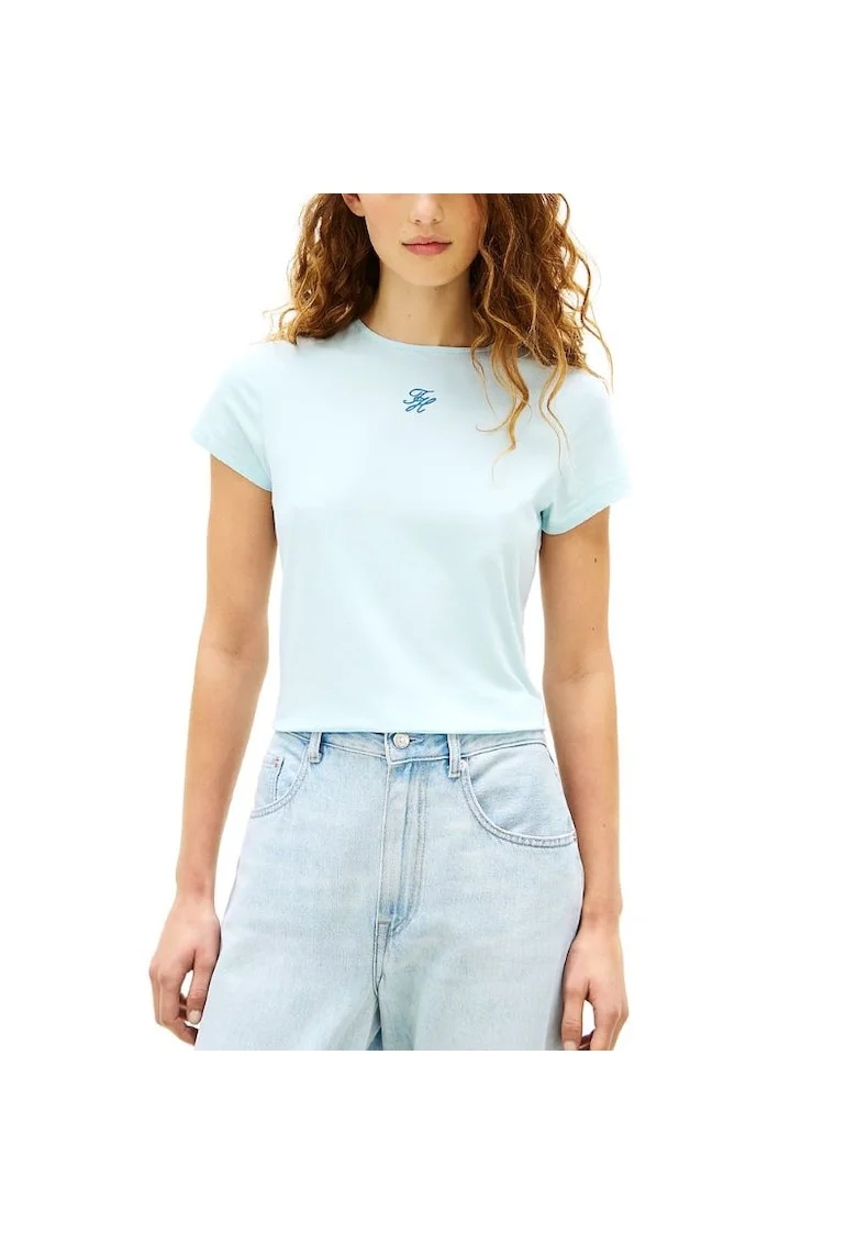 Tricou  TH SCRIPT SLIM SS TEE-WW0WW48710-CYR