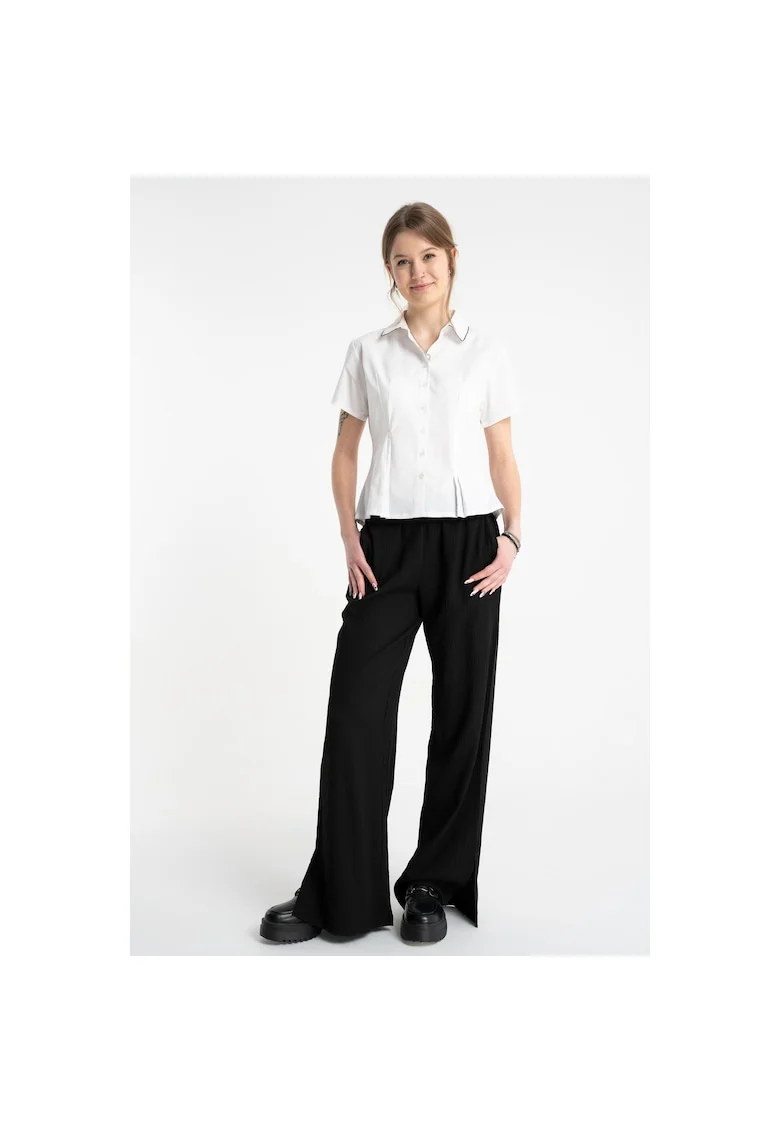 Pantaloni wide leg uni